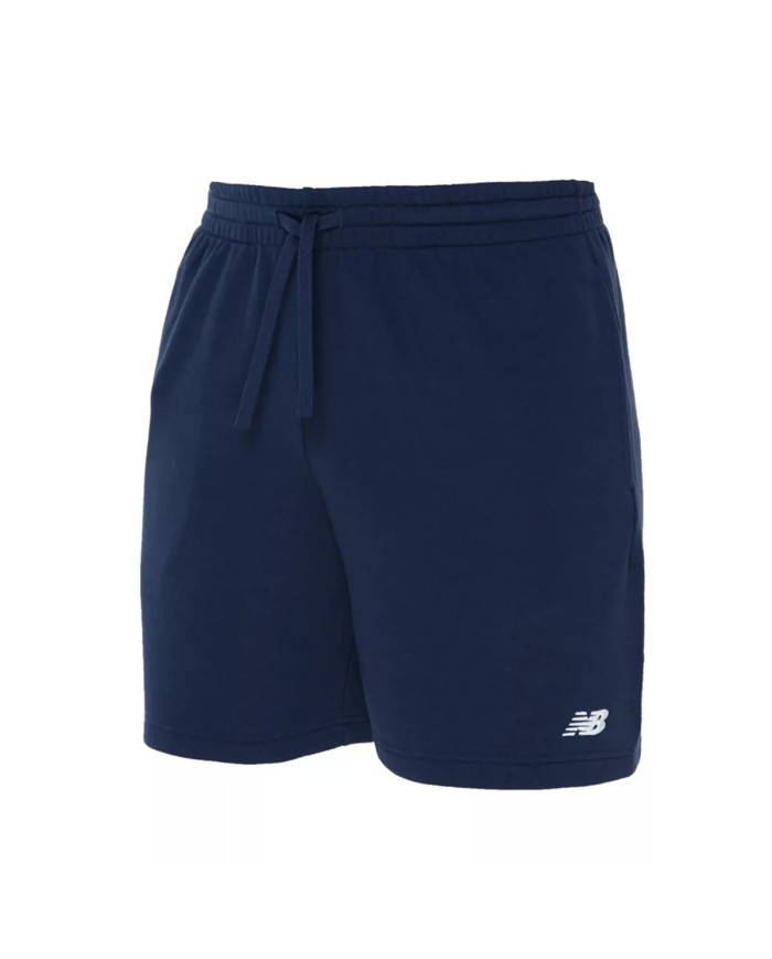NEW BALANCE BERMUDA SPORTIVI UOMO FRENCH TERRY SHORT SMALL LOGO NAVY MS41520NNY 125
