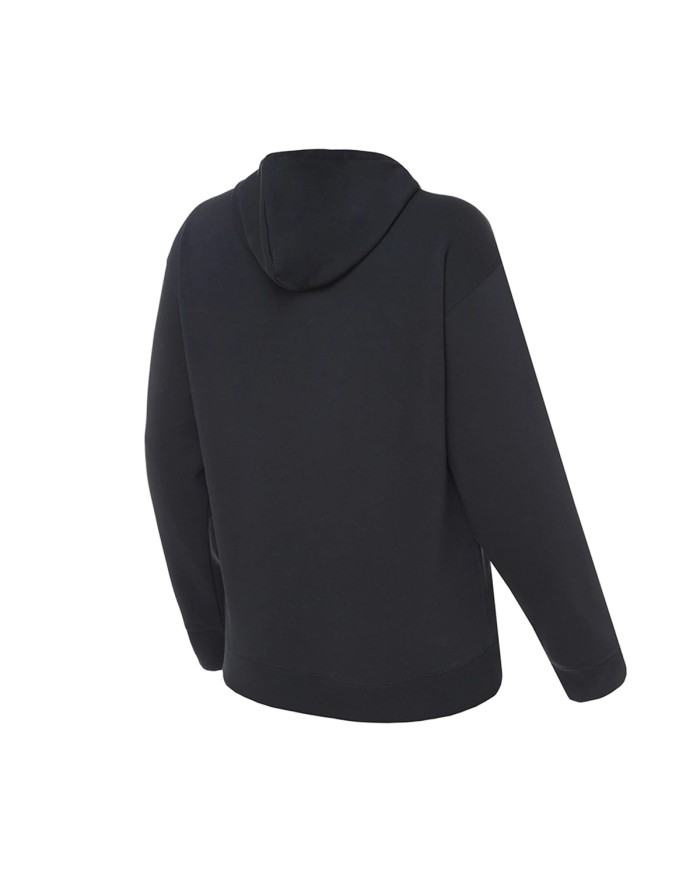 NEW BALANCE FELPA UOMO STACKED LOGO FRENCH TERRY FULL ZIP HOODIE BLACK MJ41501BK 125