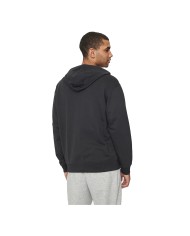 NEW BALANCE FELPA UOMO STACKED LOGO FRENCH TERRY FULL ZIP HOODIE BLACK MJ41501BK 125