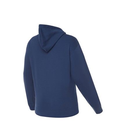 NEW BALANCE FELPA UOMO STACKED LOGO FRENCH TERRY FULL ZIP HOODIE NAVY MJ41501BK 125