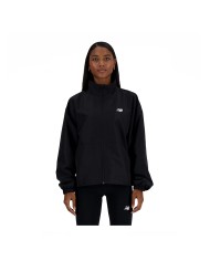 NEW BALANCE GIACCA SPORTIVA DONNA WOVEN JACKET OVERSIZED BLACK WJ41500BK 125