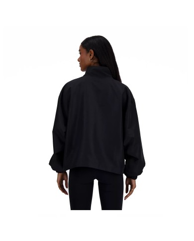 NEW BALANCE GIACCA SPORTIVA DONNA WOVEN JACKET OVERSIZED BLACK WJ41500BK 125