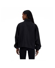 NEW BALANCE GIACCA SPORTIVA DONNA WOVEN JACKET OVERSIZED BLACK WJ41500BK 125