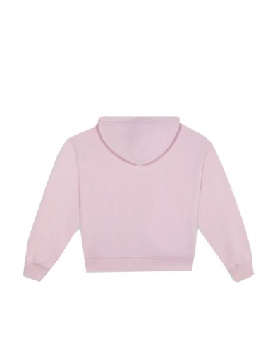 NEW BALANCE FELPA DONNA ESSENTIALS FRENCH TERRY HOODIE SMALL LOGO ROSE SUGAR WT41507RSG 125