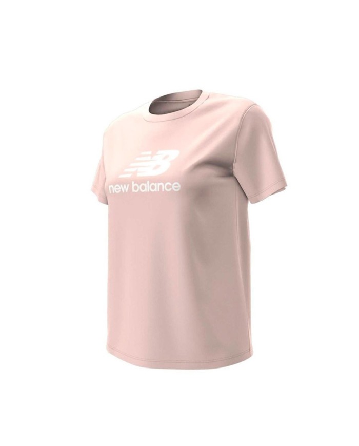 NEW BALANCE T SHIRT DONNA ESSENTIALS GRADIENT LOGO ROSE WT41520RSG 125